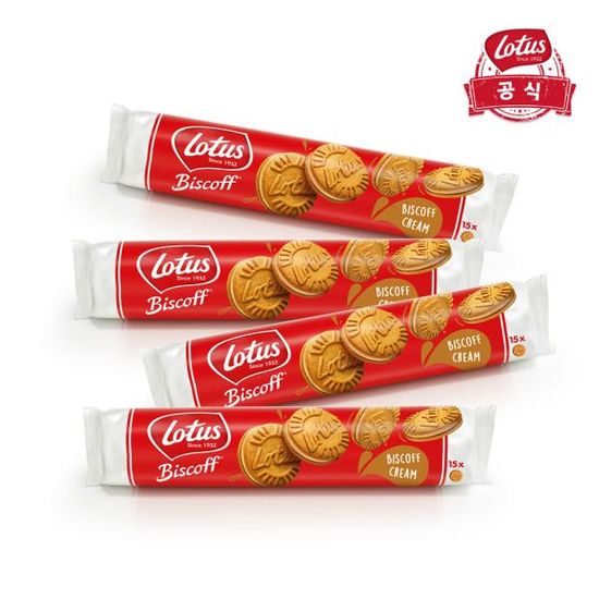 로투스 크림샌드 크림 150g x4개