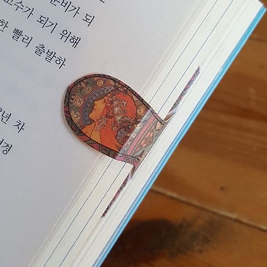 자동책갈피 수지인 알폰스 무하 조디악 Zodiac