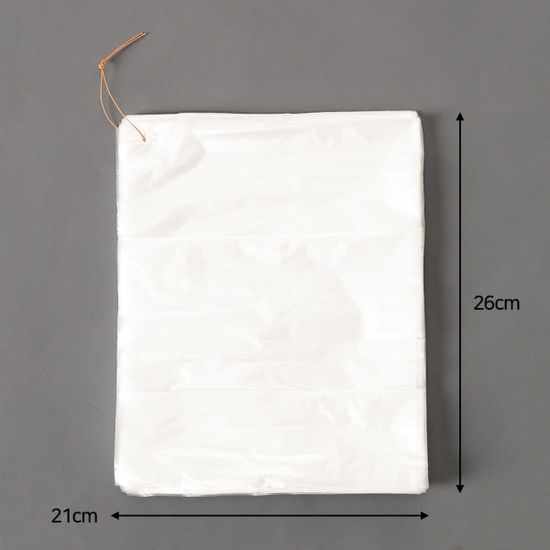 200p 속지 비닐봉투(21x26cm)/식품포장용 비닐봉지