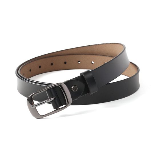 스타일리 여성 소가죽 벨트(블랙) 청바지 레더벨트