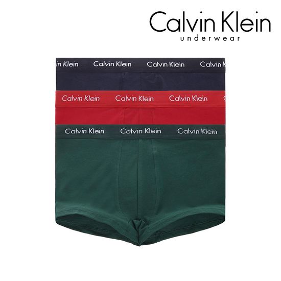 CK 언더웨어 프리미엄 드로즈 코튼 3팩 남성 속옷