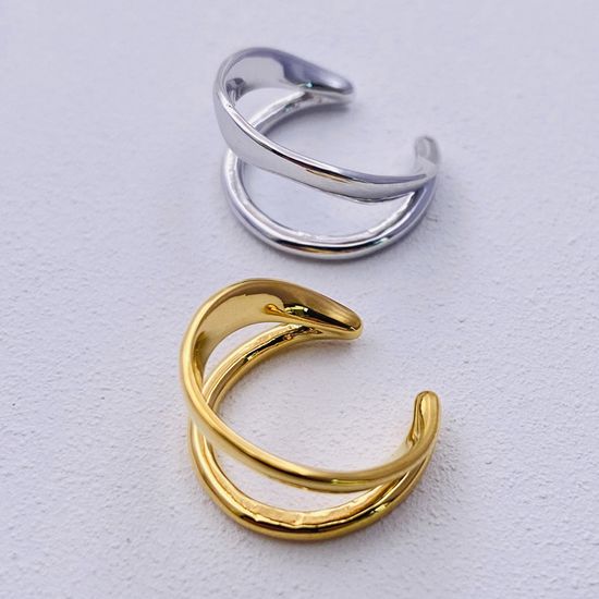 언밸런스 이어커프 클립 귀걸이 레이어드 귀찌 이어링