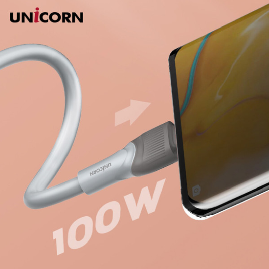 유니콘 초고속 충전 데이터 케이블USB C to C타입 100