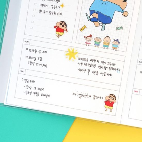 짱구는못말려 투명데코스티커