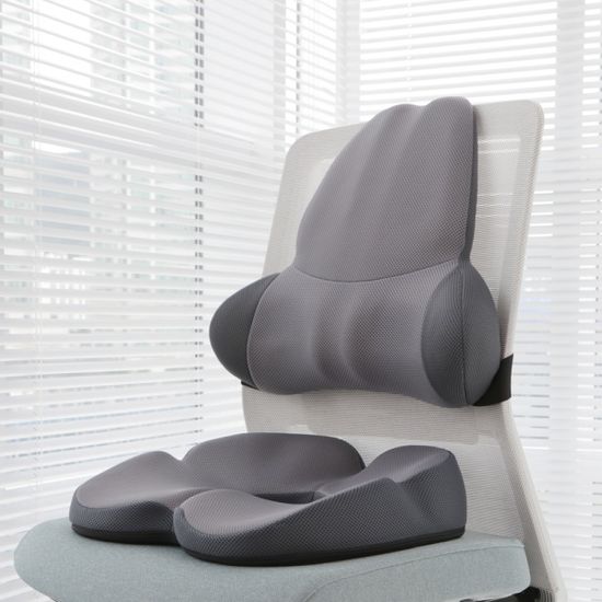 베네폼 메모리폼 허리쿠션 방석 세트 허리업+힙업