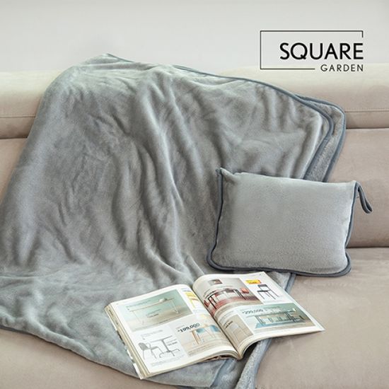 스퀘어가든 컴포트 쿠션 담요 100X150cm