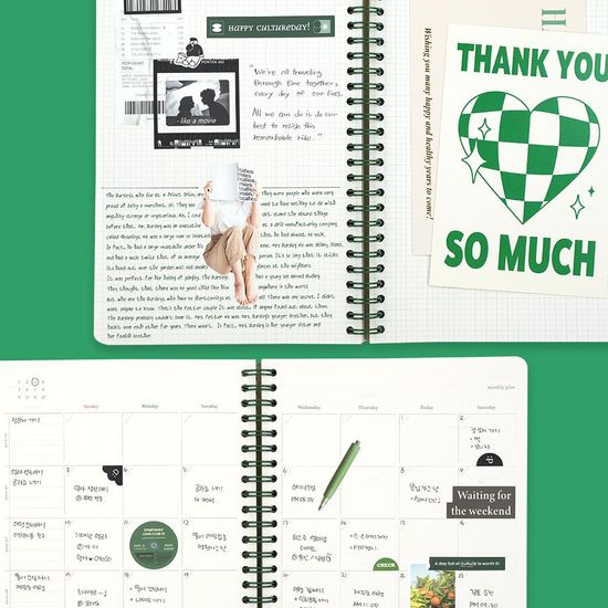 핑크풋 마이플랜PP다이어리(만년형)