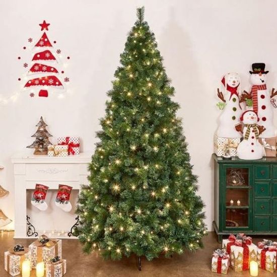 뉴리얼 솔잎 혼합 트리 장식 사슴 성(WFG9OTL)