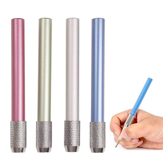 몽당연필 홀더 6P 세트 몽땅 연필깍지 익스텐더 