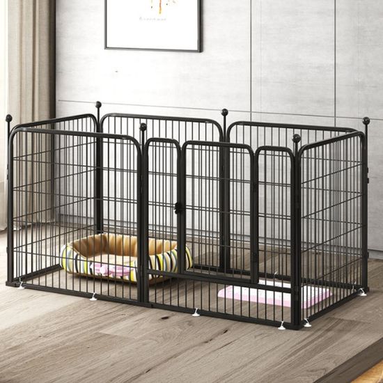 애견 철제 펜스 (90cmx100cm) (블랙)