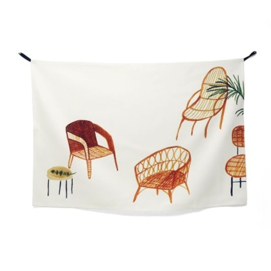 패브릭 포스터 / 의자의 하루