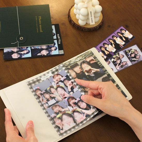 리코즈 4X6 미니 포켓 앨범 사진 네컷