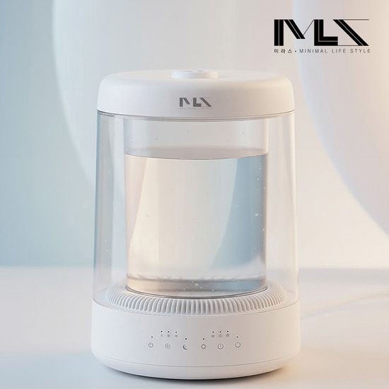 미라스 가열식 가습기 4L 대용량 분리형 물멍 가습기