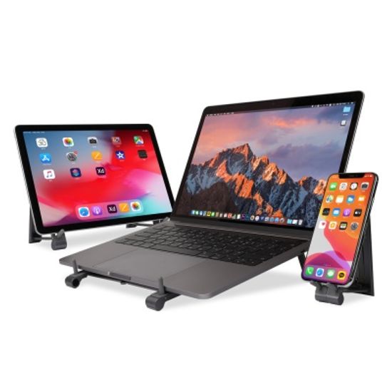 [무아스] 1+1+1 초경량 휴대용 다목적 노트북 거치대	