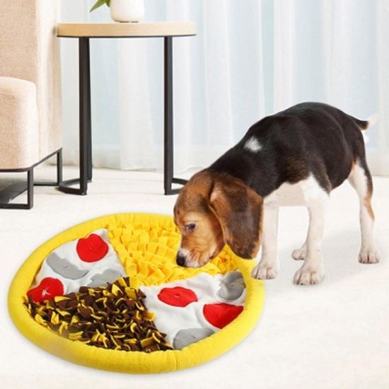 피자 노즈워크 코방석 강아지 분리불안해소 장난감