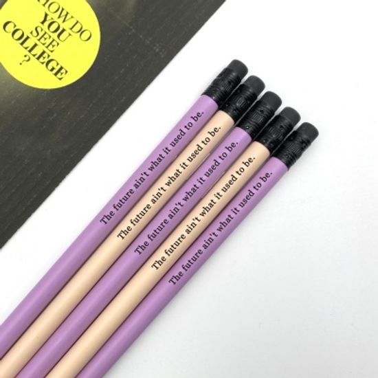 나미브 원목연필 5본입 세트(Baby Purple+Beige)