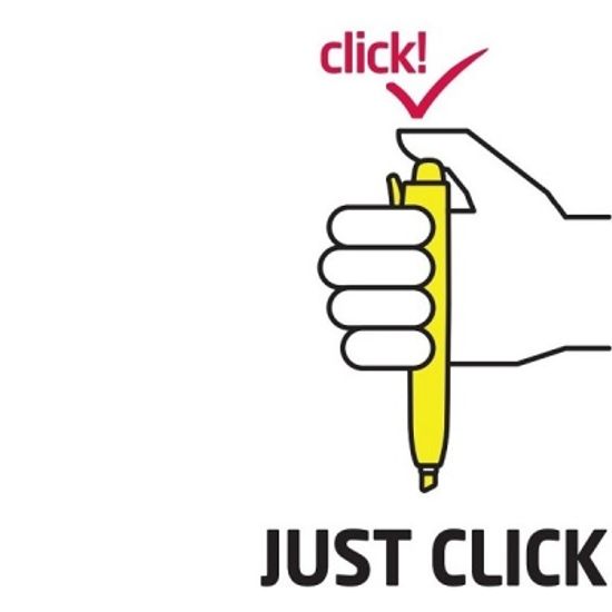 모리스 JUSTCLICK 1mm 노크식 슬림 유성마카 S 1다스