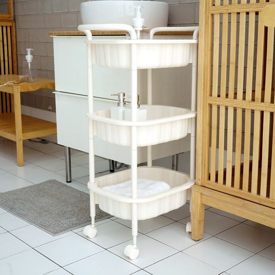 리브덕 이동식 트롤리 2단~4단 틈새 바퀴 수납 선반