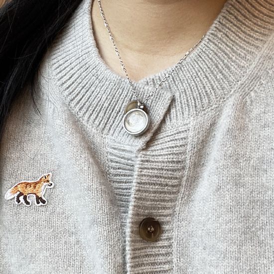 반려동물 강아지 털 목걸이 고양이 털 수염 보관함