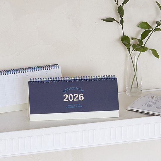 (2026 날짜형) 데스크 위클리 플래너 2026_탁상달력