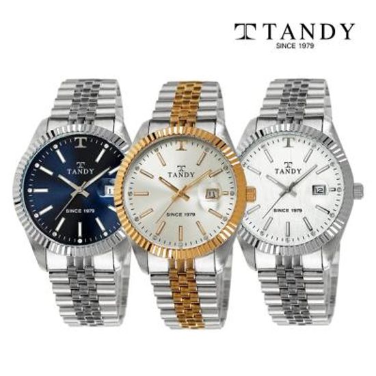 탠디 남성용 메탈 손목시계 T-3921M 3종 중 택1