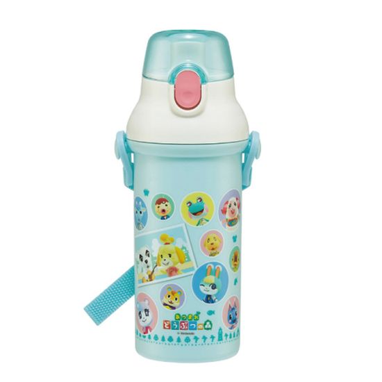 [언브랜디드] 동물의 숲 원터치 물통 480ml