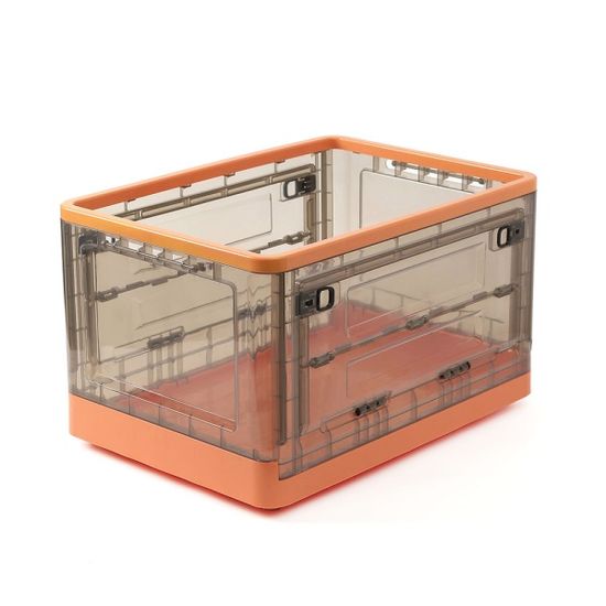 데일리홈 폴딩 리빙박스(52L) (오렌지+블랙) 옷수납함