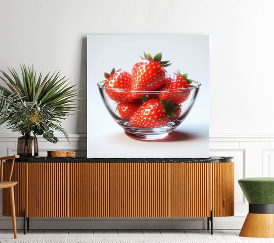 팝아트 딸기 그림 현관 거실 인테리어 액자 소형