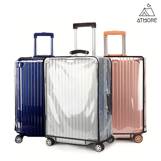 [엣모어] 튼튼한 투명 방수 캐리어커버 4size