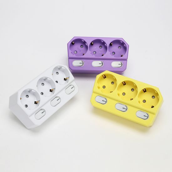 더좋은 회전형 멀티탭 3구 개별 스위치 콘센트