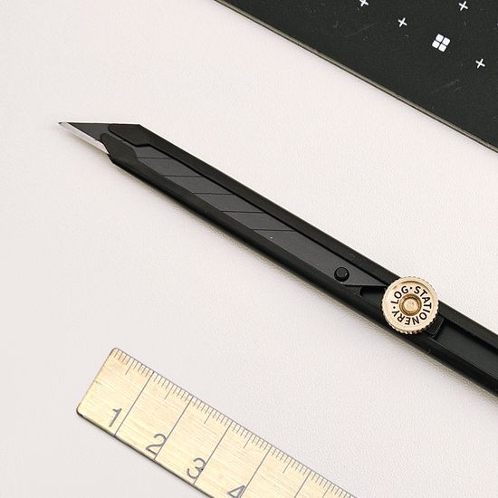 LOG 슬림 커터칼 컷터칼 30도칼날 커터 CR517