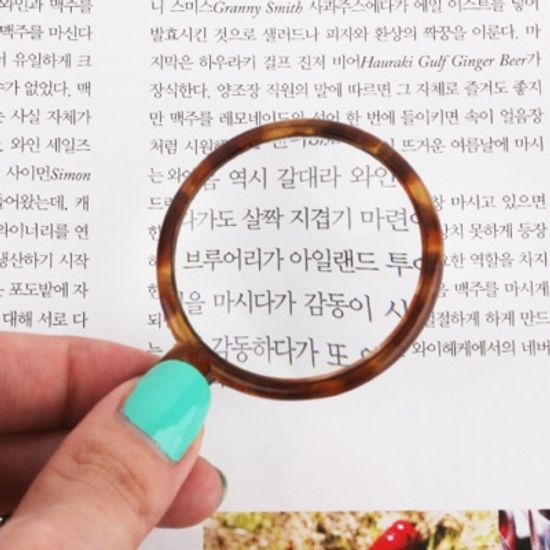 뿔테목걸이돋보기(3배율) IL024-T001