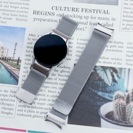 [오늘도착] 갤럭시워치 날개형 밀레니즈 메탈 스트랩