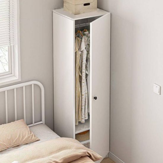 옷걸이형 미니 옷장 (화이트) 틈새 원룸 옷정리