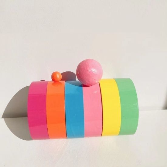 컬러 끈끈이 테이프 공 찐득 볼 만들기 말랑이 3.6cm