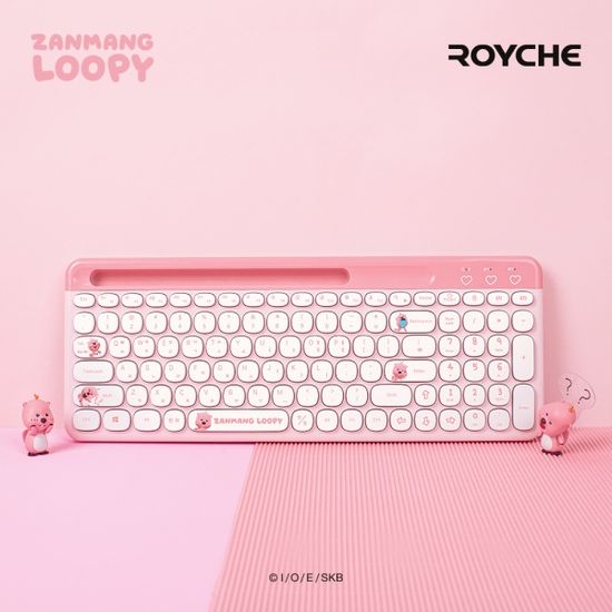 [로이체]잔망루피 멀티페어링 무선 키보드
