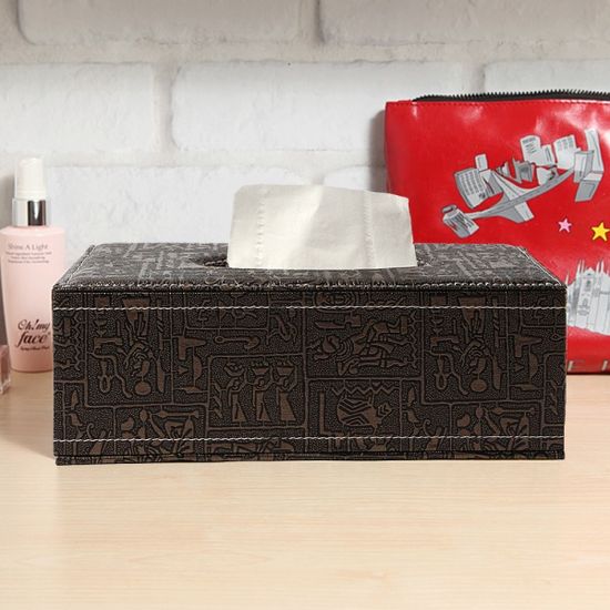 아즈텍 가죽 티슈케이스