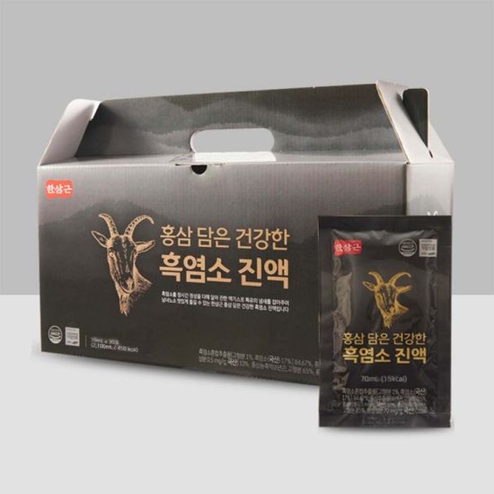한삼근 홍삼 담은 건강한 흑염소 진액 70ml x 30포