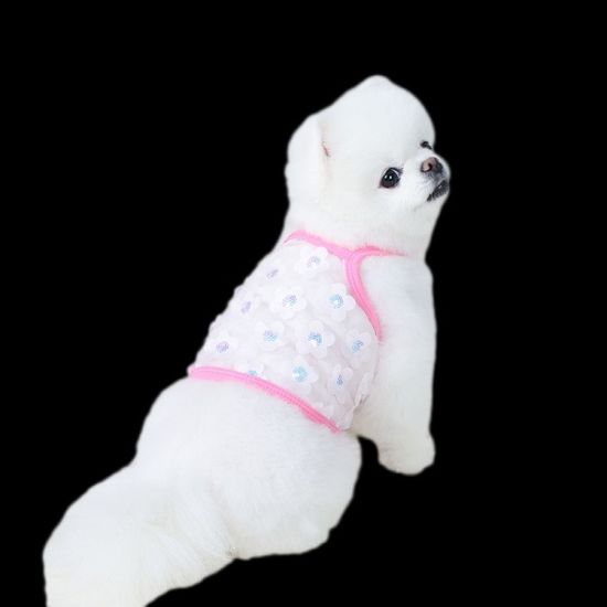 플라워 시스루 크롭나시 핑크(WD14FD2)