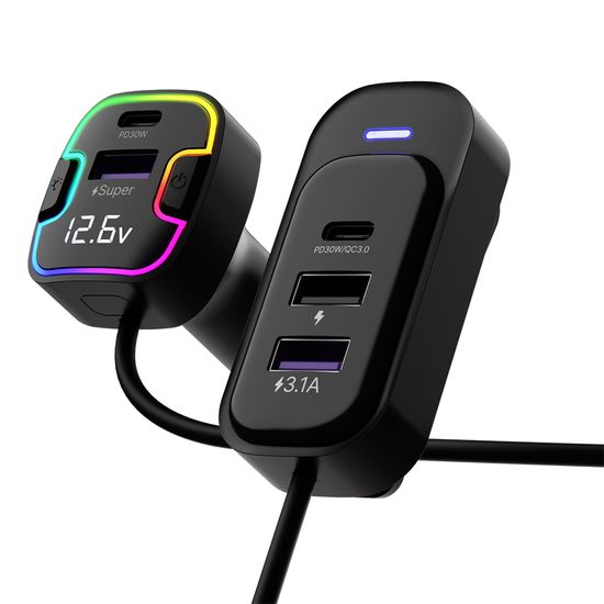 아이엠듀 차량용 충전기 시거잭 120W 초고속 5포트