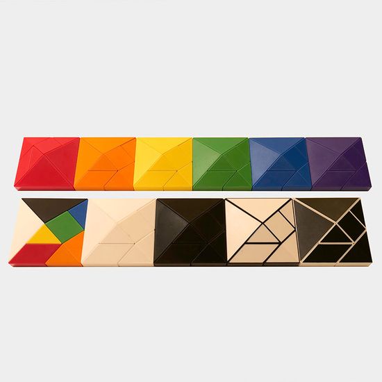 피카그램 STEM인증 교육완구 창의력퍼즐 (색상랜덤)