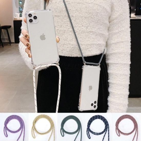 아이폰11 pro max xr xs 핸드폰줄 스트랩 젤리 케이스