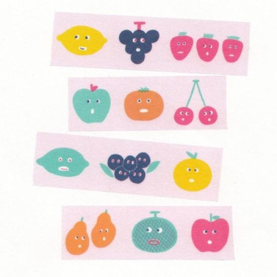 [아이우에오] 마스킹 테이프 - 프루츠