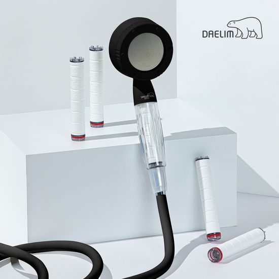 대림바스 버블 미스트 필터 샤워기 블랙 완벽세트