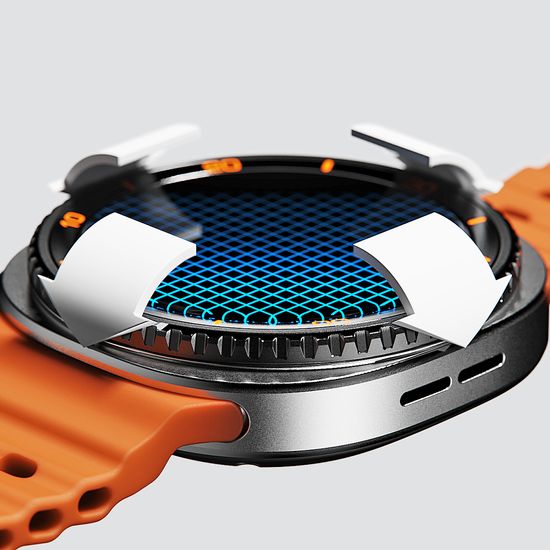 빅쏘 갤럭시워치8 클래식 강화유리 필름 2매