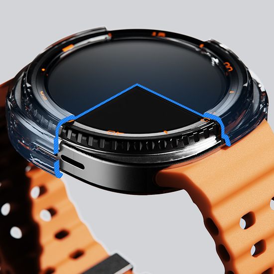 빅쏘 갤럭시워치8 클래식 케이스 강화유리 풀커버