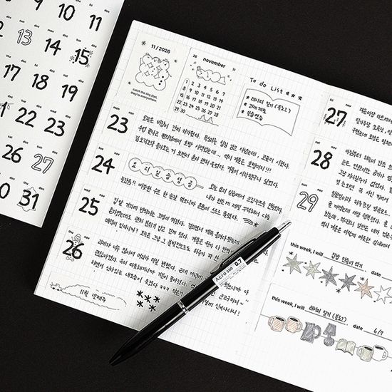 365일 일력 스티커 세트