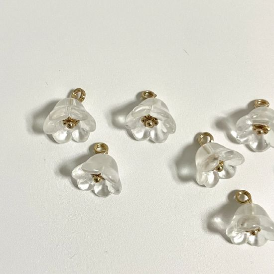 은방울꽃 비즈 재료 끈갈피 식물 화분 만들기 키링 