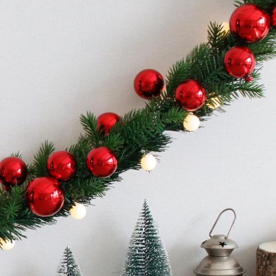 크리스마스 가렌드 전구 장식- 구슬가렌더