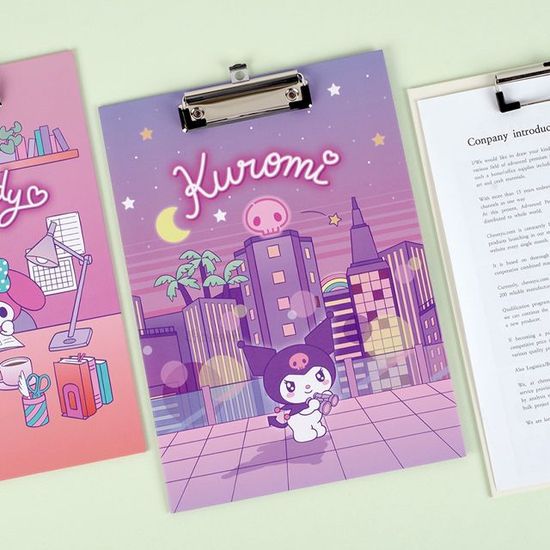 [산리오] 쿠로미 A4 클립보드